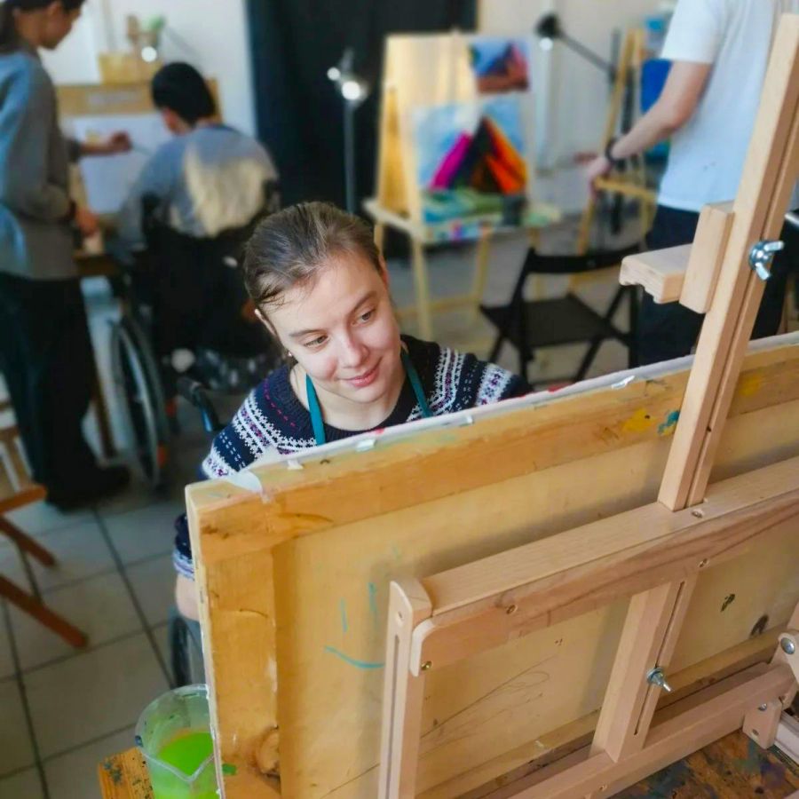 О чем думает особый художник когда рисует?