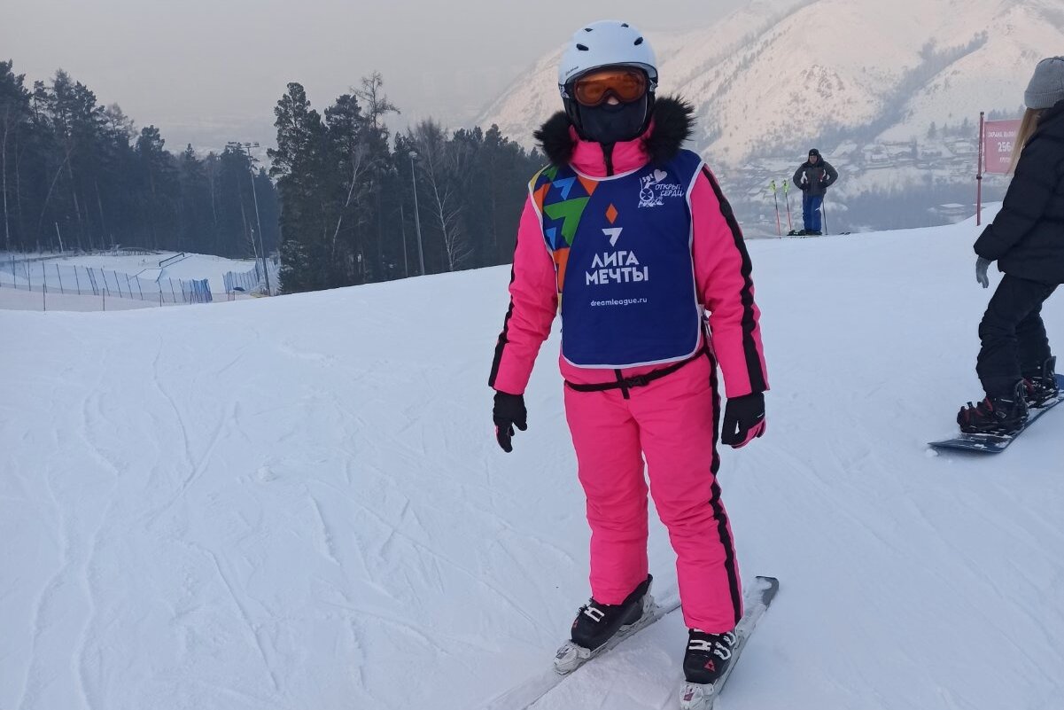 Павликовская Яна продолжает заниматься по программе «Лыжи мечты Красноярск»