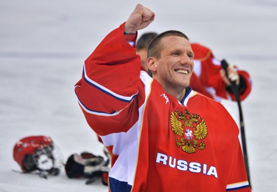 Следж-хоккеист Владимир Каманцев