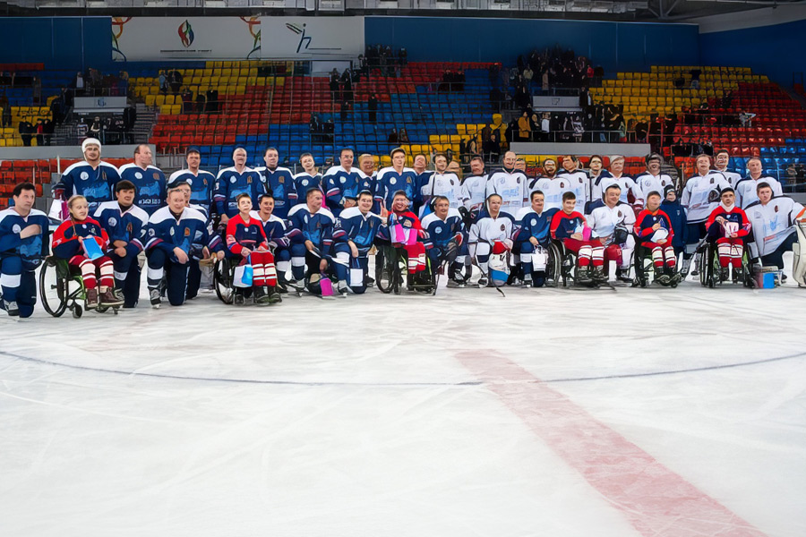 Видеорепортаж с благотворительного  хоккейного матча