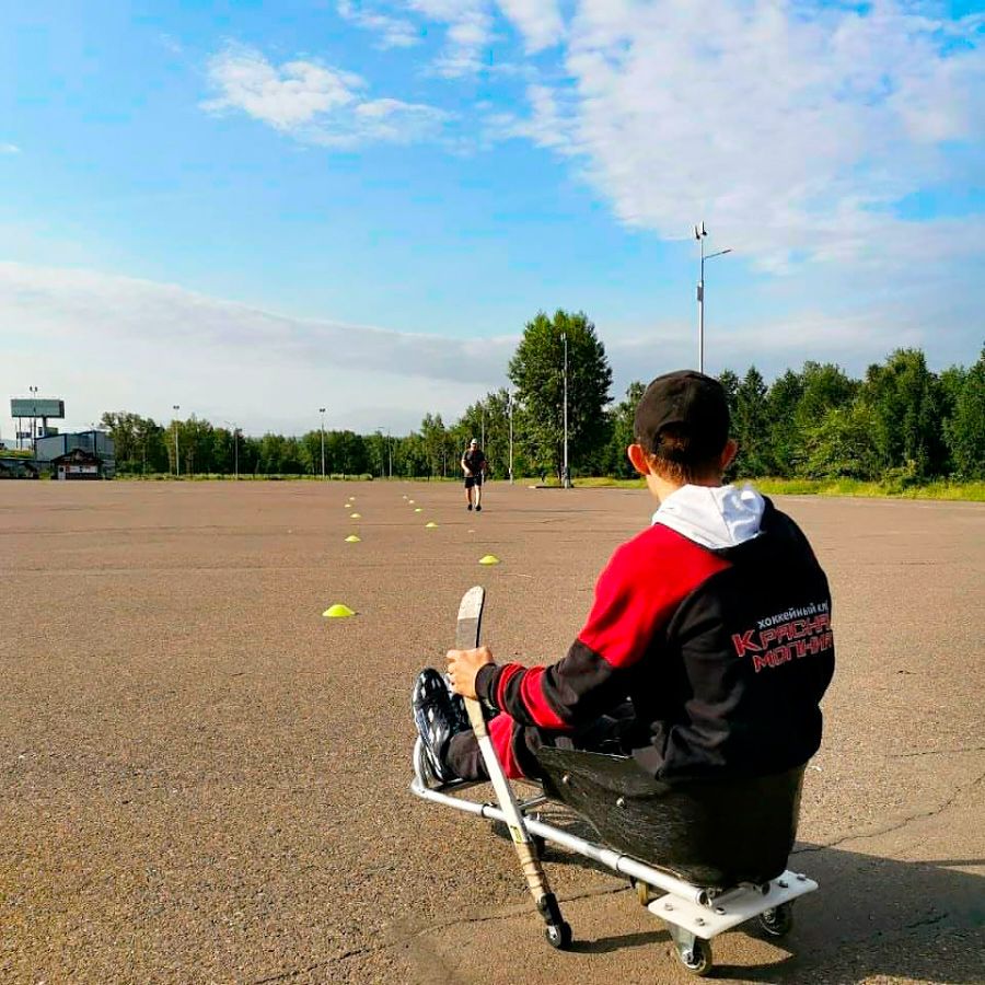 Тестовые заезды на роликовые санях