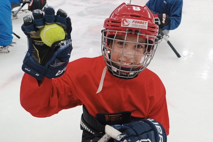 Следж-хоккей с мячом