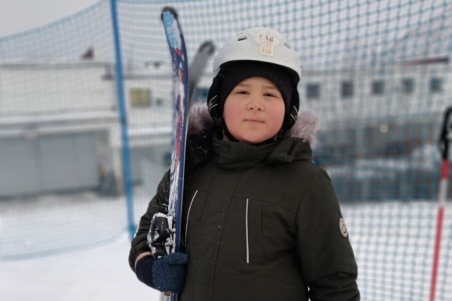 Кирилл Борисов на склоне