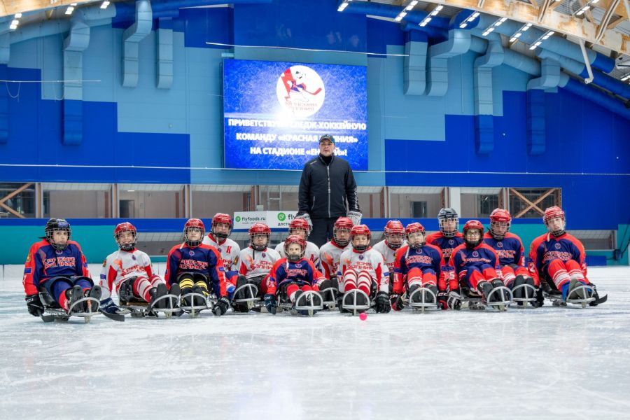 О нашей крутой тренировке в группе СШОР ЕНИСЕЙ хоккей с мячом