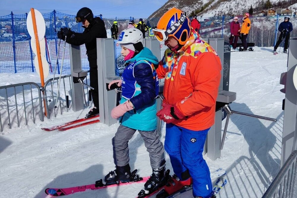 Тимошенко Татьяна продолжает занятия по программе «Лыжи мечты Красноярск»