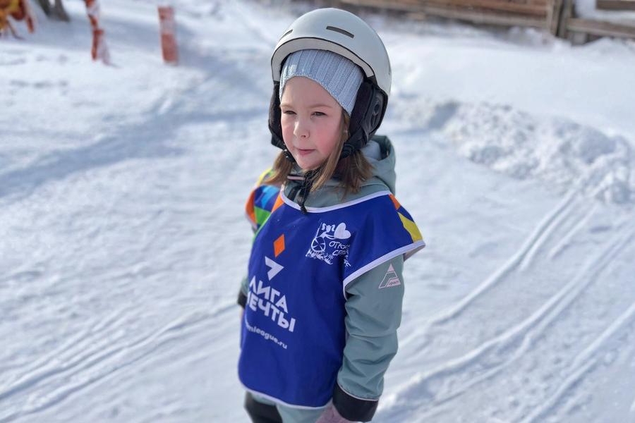 Николь еще одна тренировка на склоне