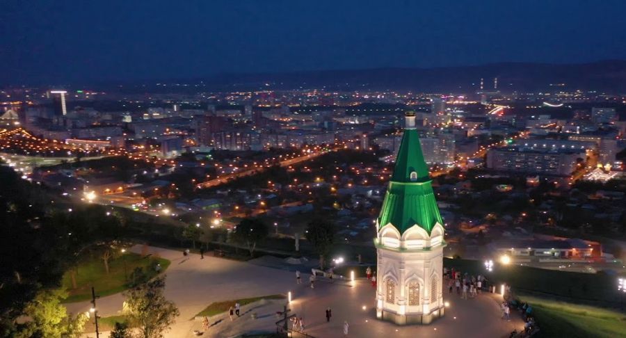 Экскурсия &laquo;Вечерний Красноярск&raquo; в одном видео