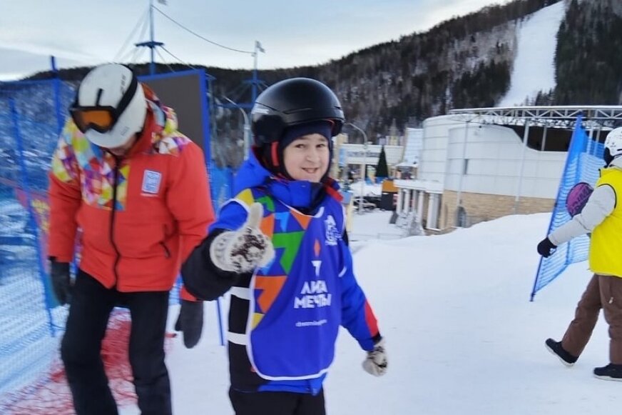 Таскаев Марк на склоне Фанпарка