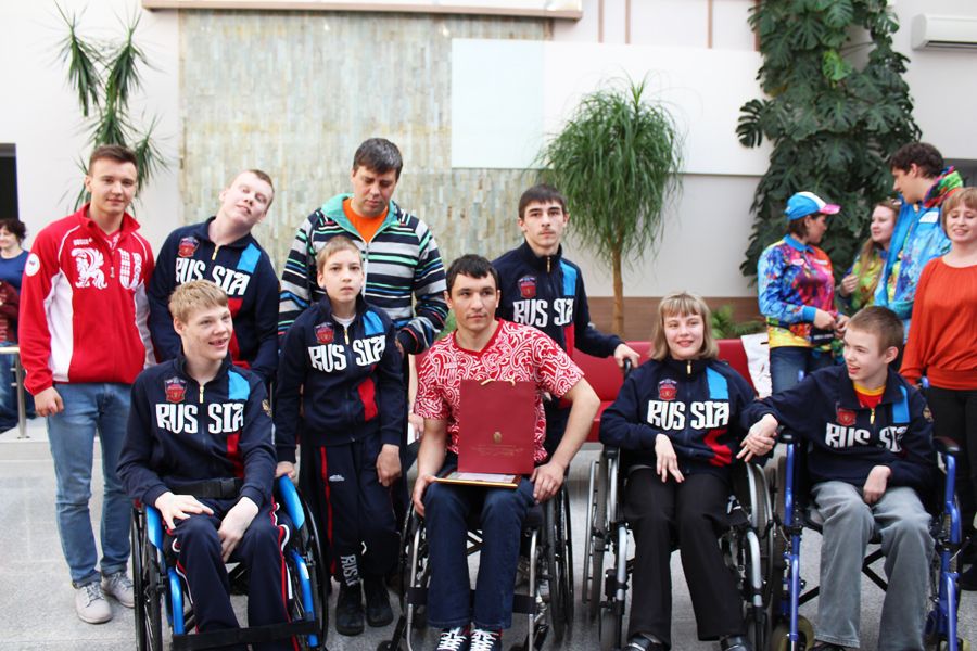 Встреча ребят с паралимпийцами