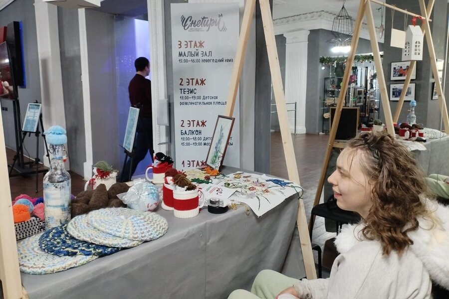 Участие в зимнем фестивале подарков в Каменке