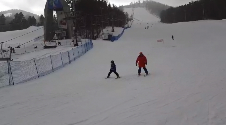 На склоне погода бывает разная