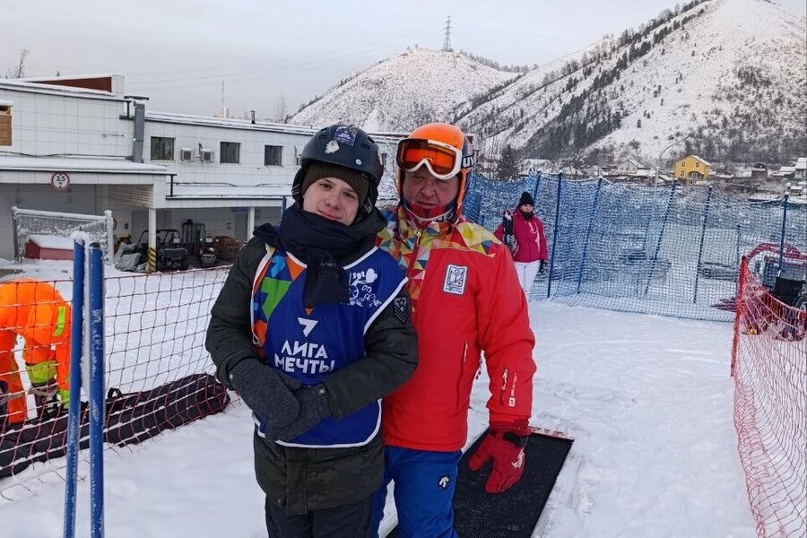 Леня Китов открыл лыжный сезон