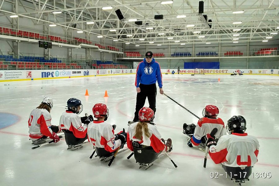Осенние сборы по следж-хоккею. Фотохроника