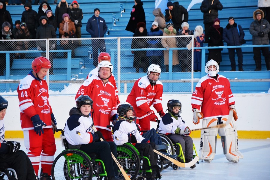 Зеленогорск. Матч &laquo;Открытые сердца&raquo; по хоккею с мячом 10 декабря 2016 г.