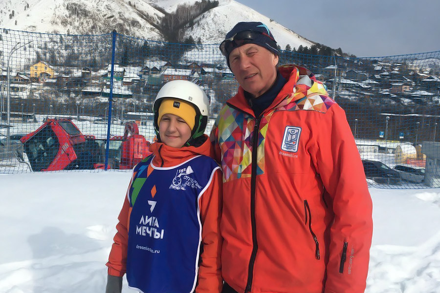 Галеев Шамиль приступил к занятиям по программе «Лыжи мечты Красноярск»