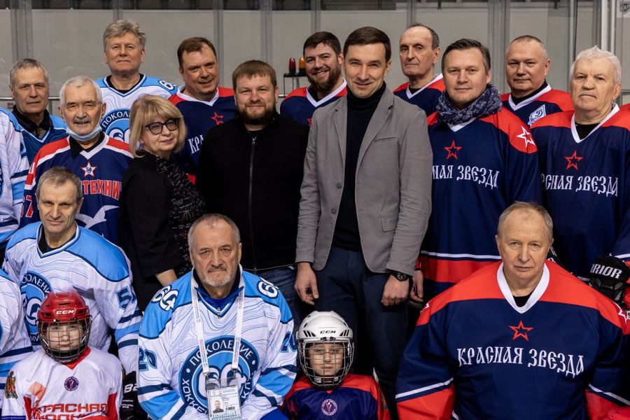 Спортивная встреча ветеранов ко Дню защитника Отечества. Фоторепортаж