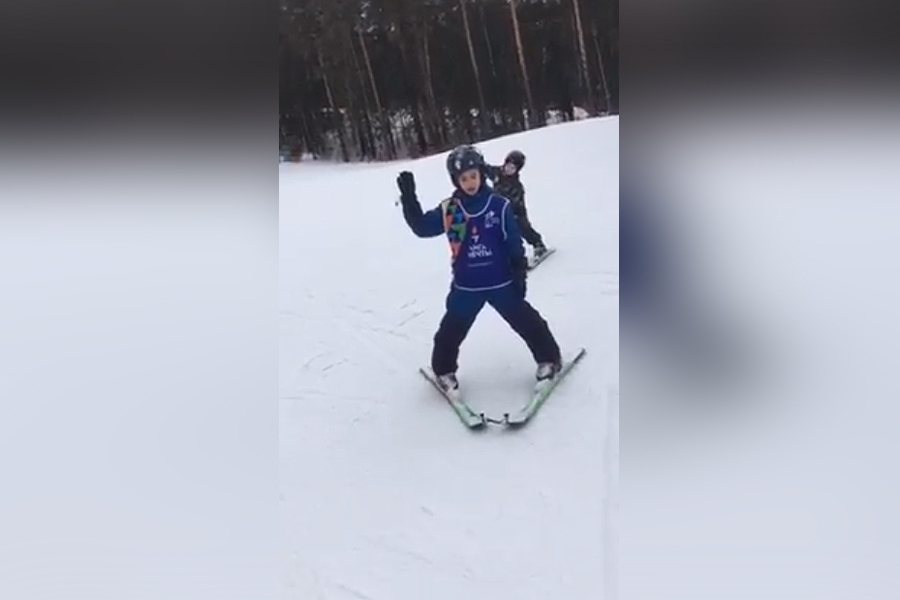 Корнеев Николай первый спуск с большой горы