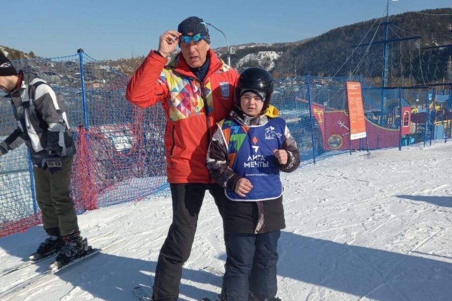 Робу Дмитрий приступил к занятиям по путевке «Лыжи мечты Красноярск»