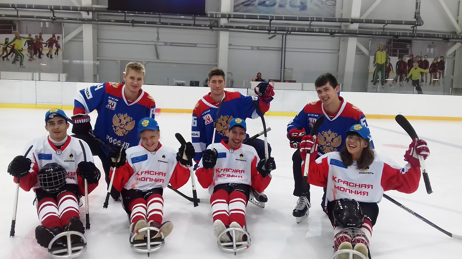 Я играю в следж-хоккей! ТВ сюжет