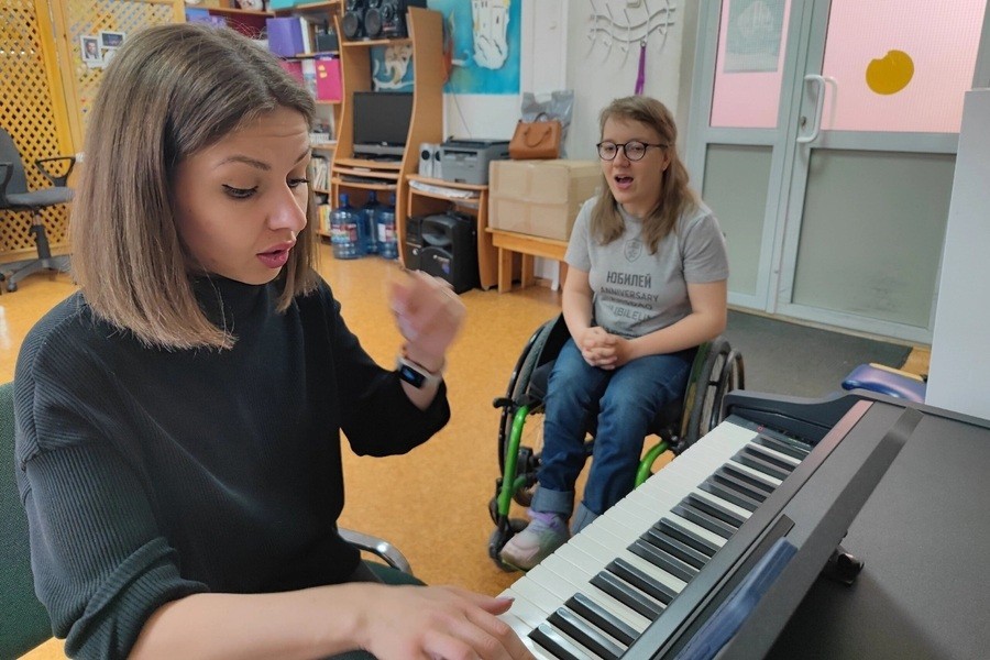 Занятие по вокалу