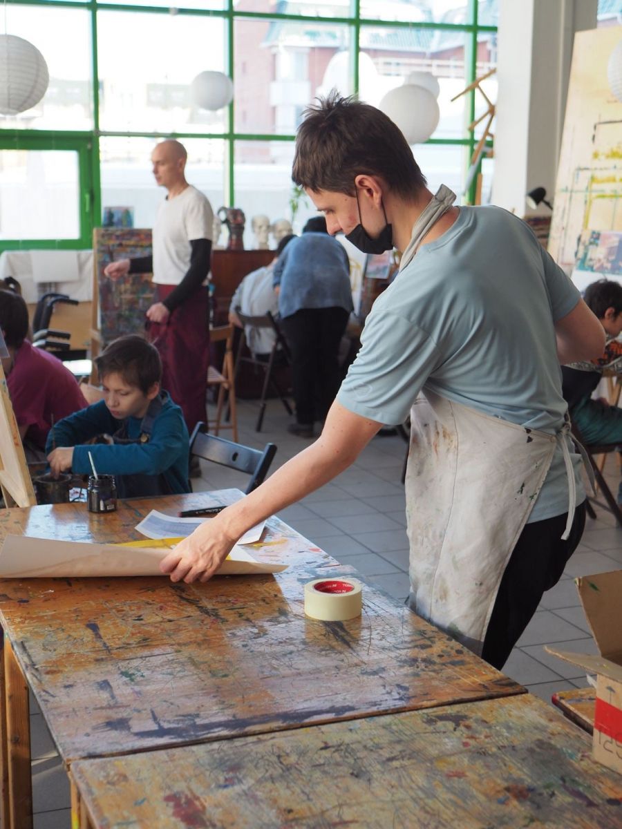 Творческий процесс Особых художников