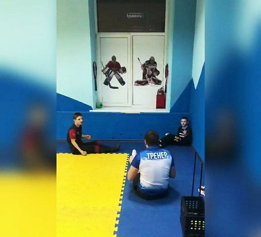 Тренировка вратарей