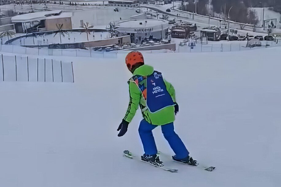 Ковш Илья приступил к занятиям по путёвке «Лыжи мечты Красноярск»