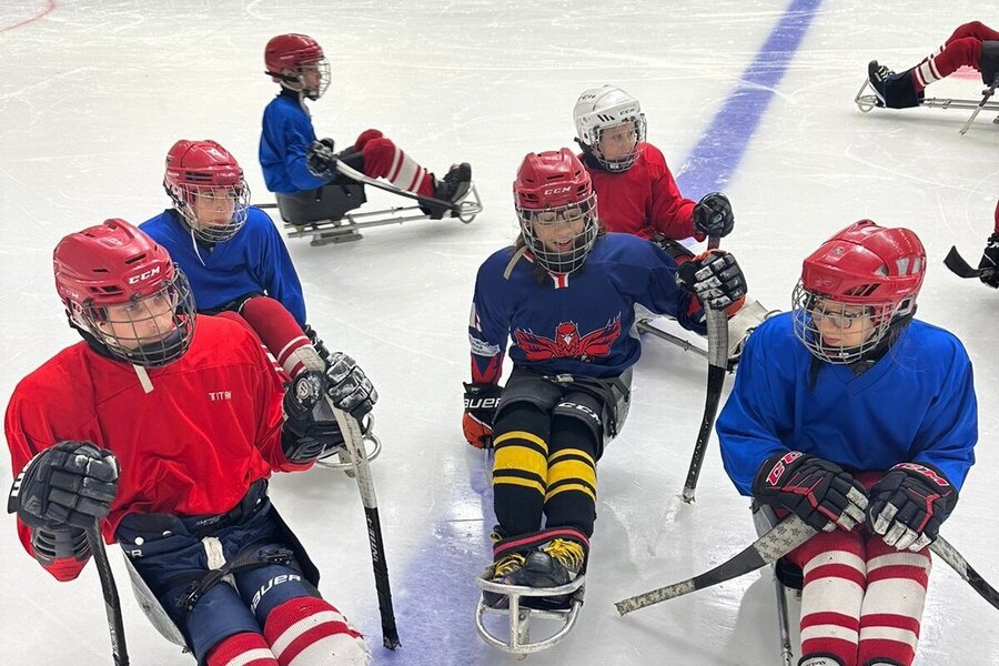 Выходные на спорте. Следжики