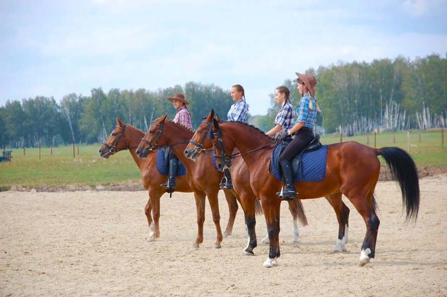 15 лет Красноярскому Центру Иппотерапии. Коза-Дереза.