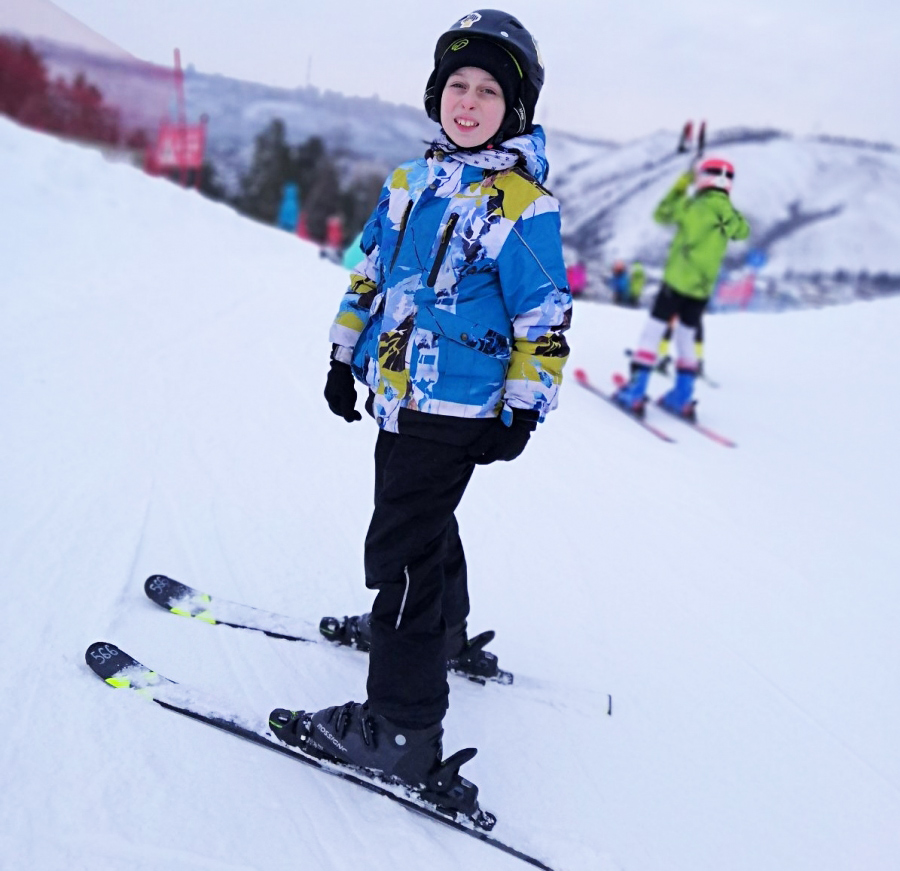 На склоне Вячеслав Дядичкин!