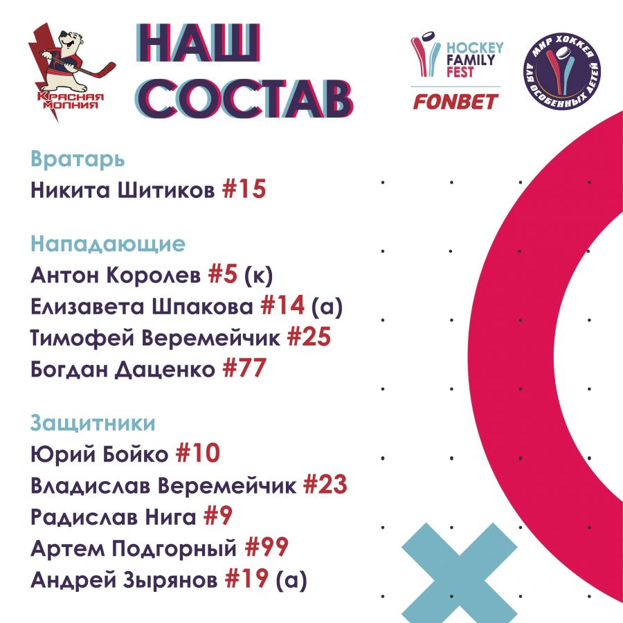 Наш состав на игры фестиваля