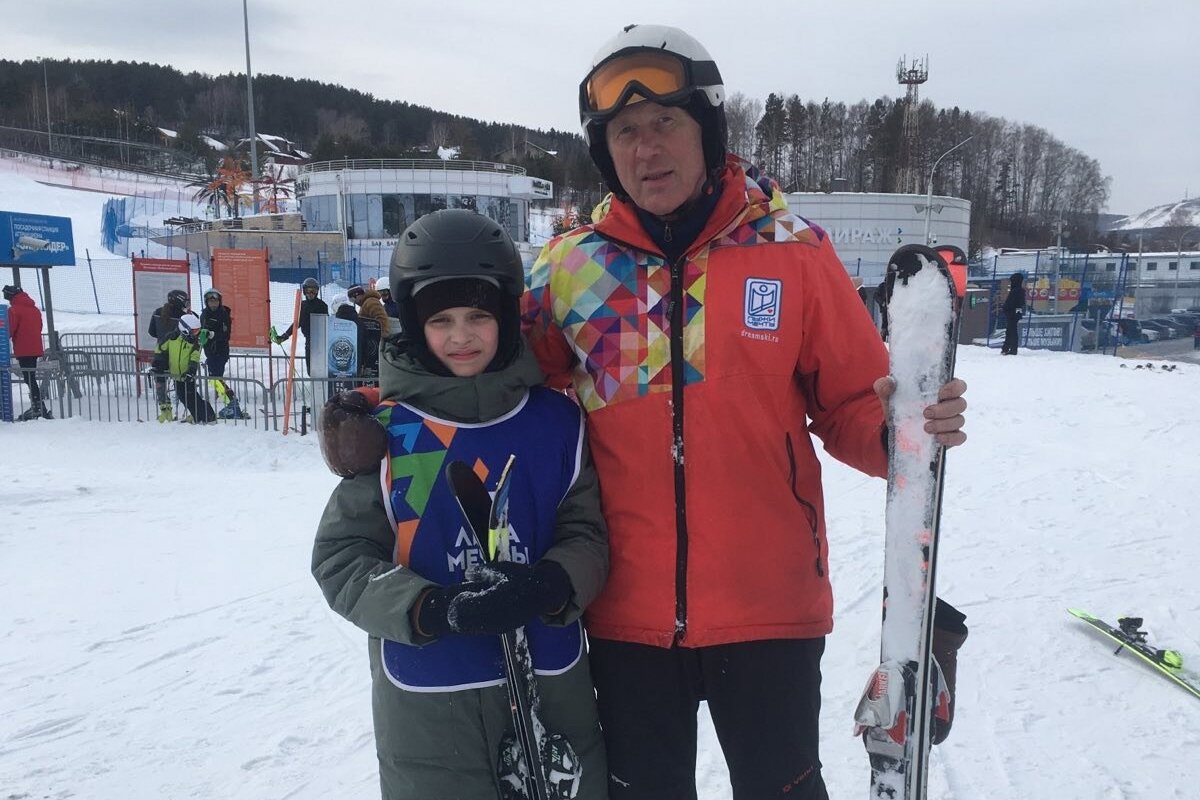 Сиваков Дима приступил к занятия по программе «Лыжи мечты Красноярск»