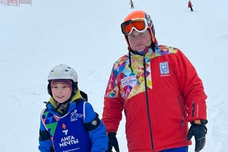 Виноградов Ваня. Занятие по программе «Лыжи мечты»