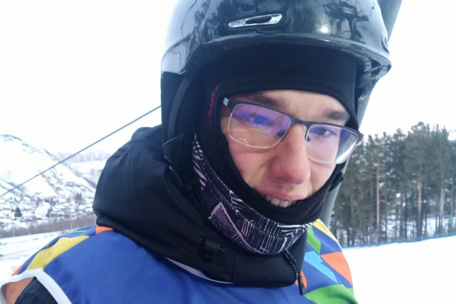 Фёдоров Арсений на склоне