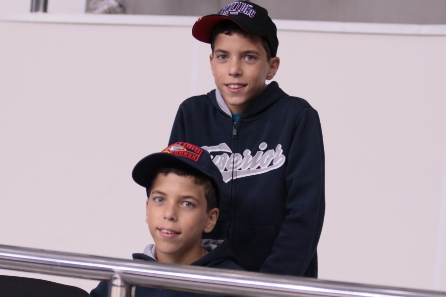 О матче Сокола рассказывают Артем и Тимофей