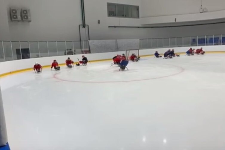 Ледовая тренировка. Кристалл Арена #наспорте