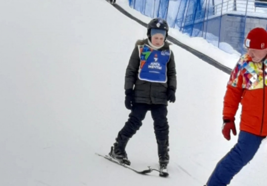 Первый спуск в новом сезоне Непомнящих Александра