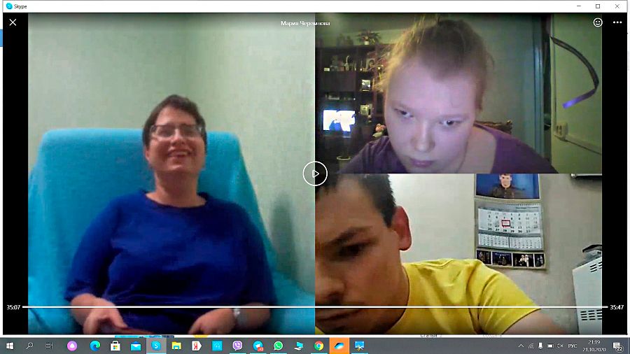 Онлайн занятия с волонтерами