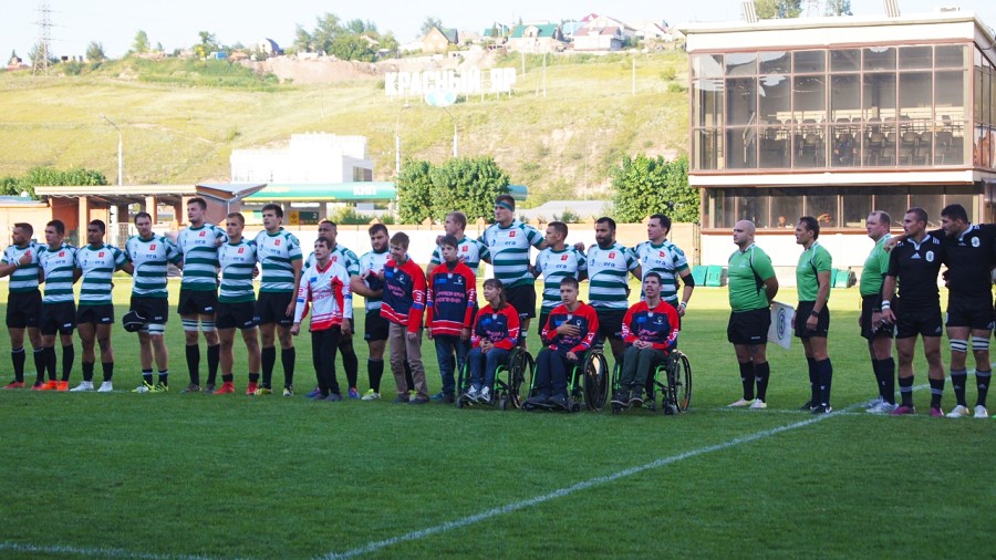 Красная молния на матче регбийного клуба &laquo;Красный Яр&raquo;