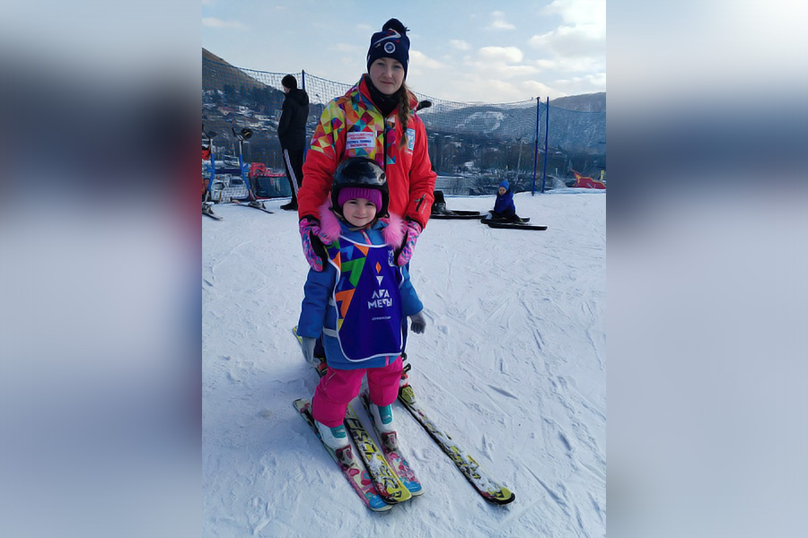 Первое занятие Дарины Самадовой