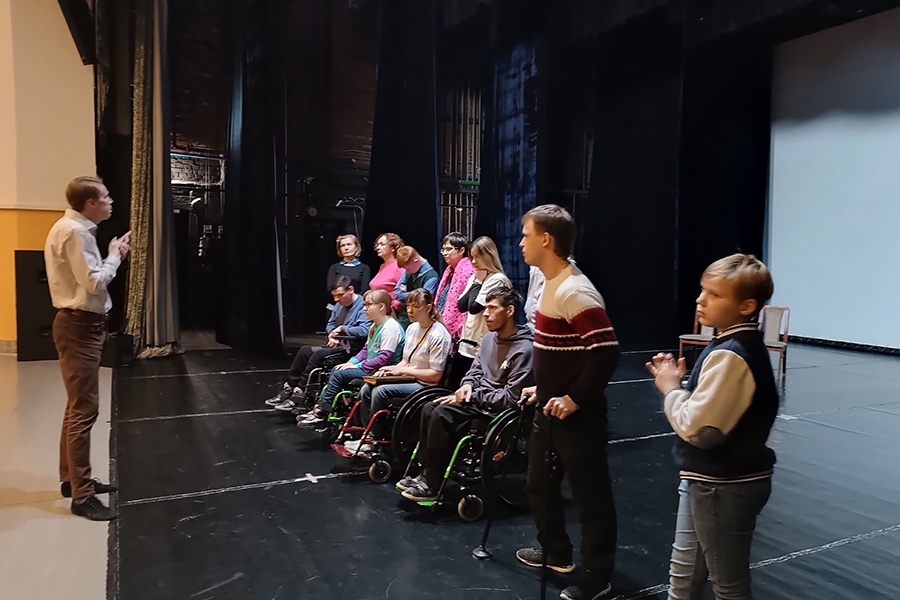 Готовимся к показу спектакля