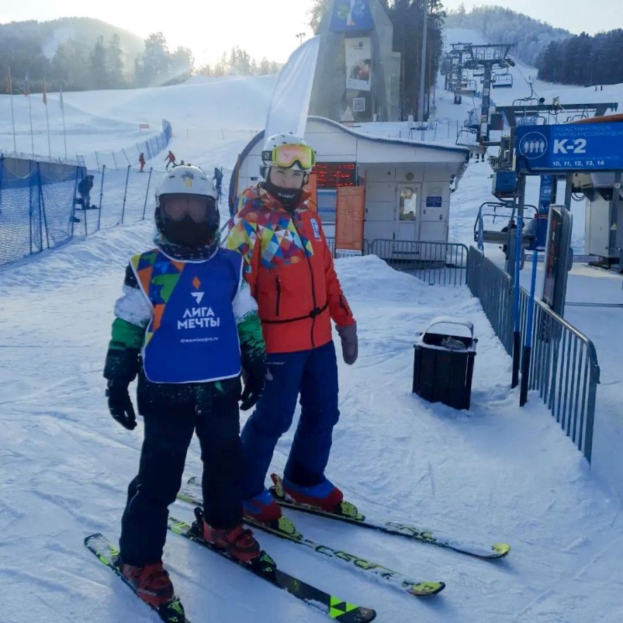Слава Дядичкин. Делимся успехами участников программы Лыжи мечты
