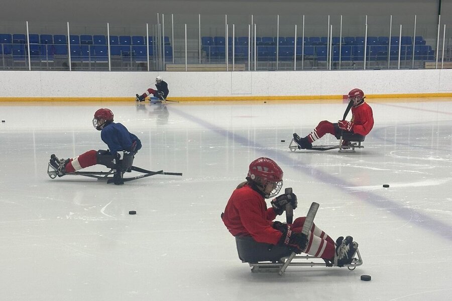 Продолжаем тренироваться. Ледовый дворец «Кристалл Арена»