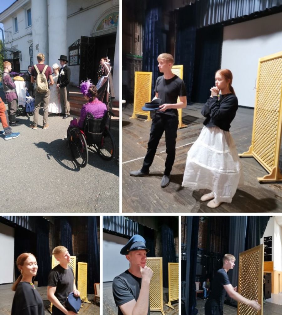 Готовим новый спектакль. Репетиции