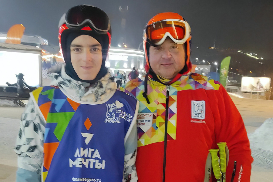 Посохин Виталя с тренером Добренко Дмитрием
