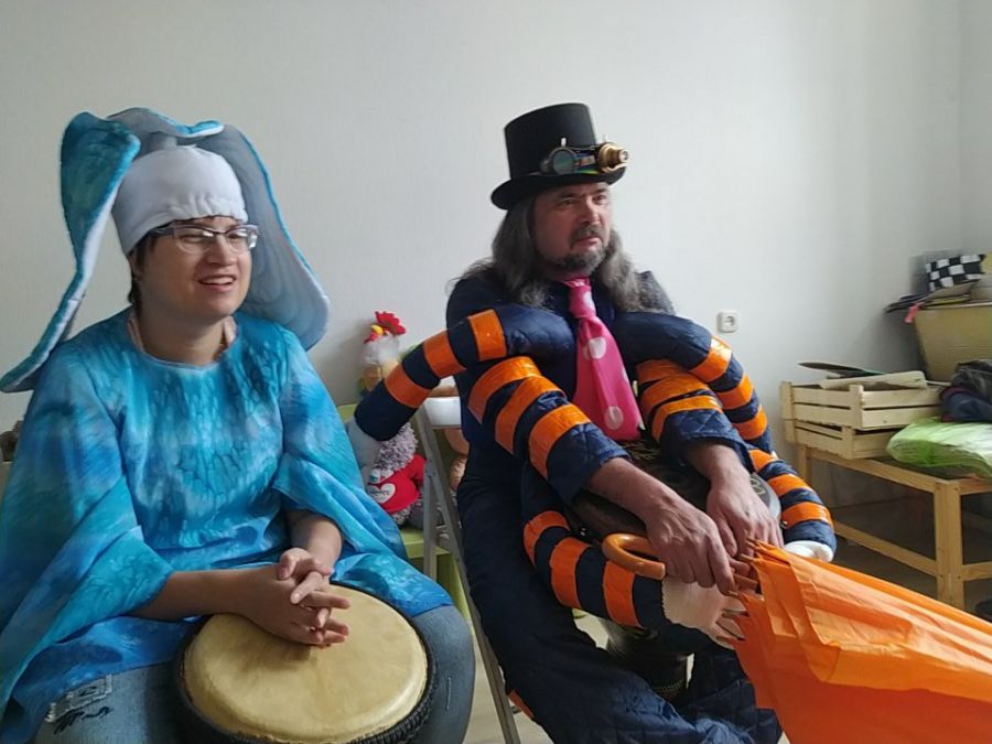 Барабанный старт карнавалу и занятие по ритмике