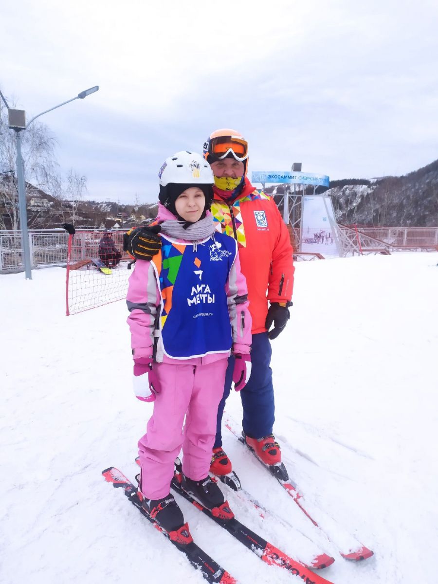 Сегодня Женя познакомилась с новой трассой