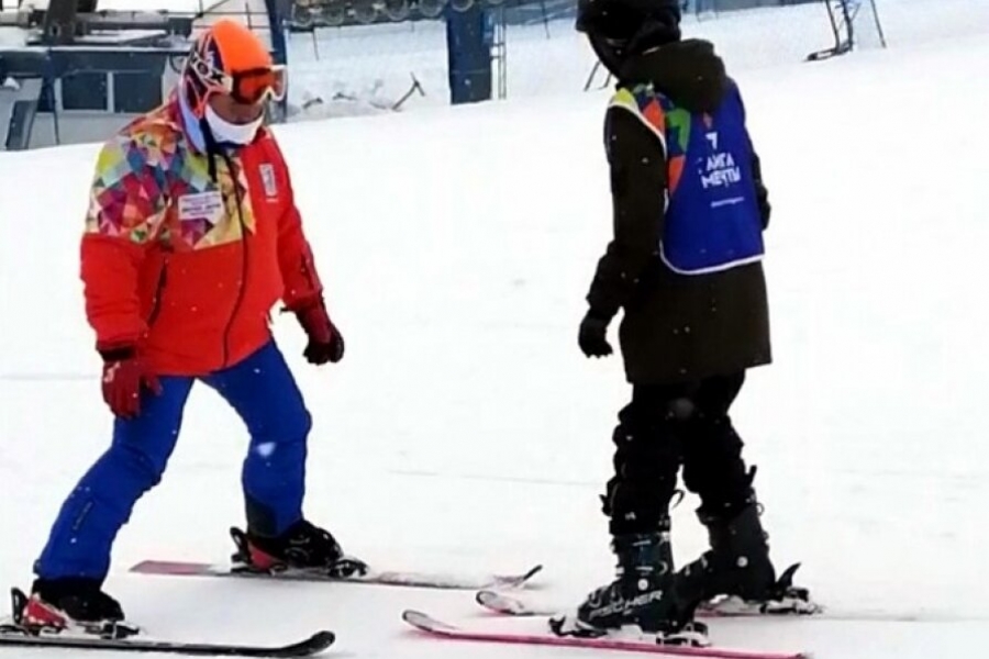 Кузнецов Андрей. Продолжает занятие по программе «Лыжи мечты»