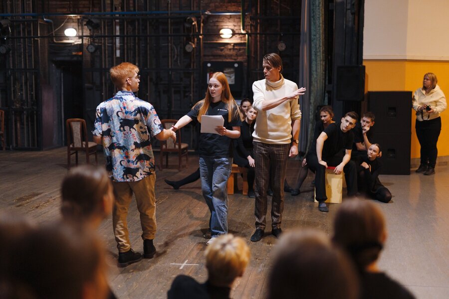 Фото с репетиции &laquo;Пер Гюнта&raquo; в студию!