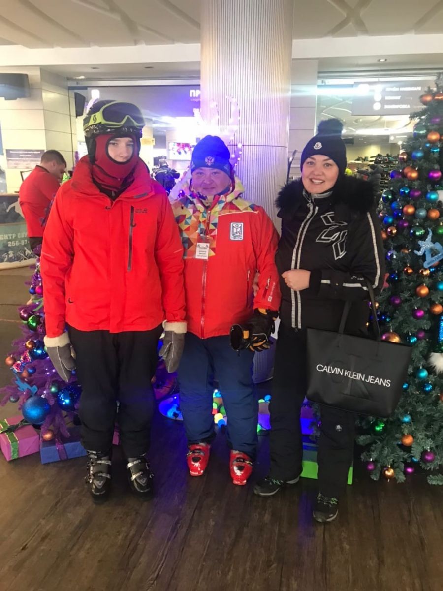 Предновогоднее катание, с нашим лучшим тренером!